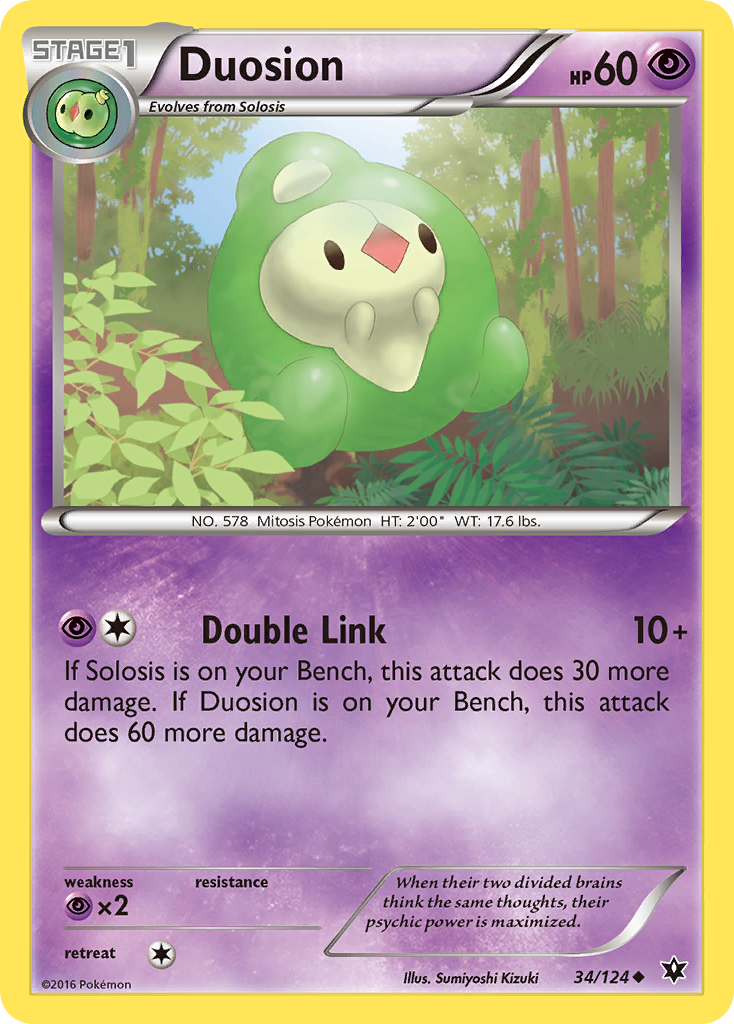 Duosion (34/124) [XY: Fates Collide] | Total Play