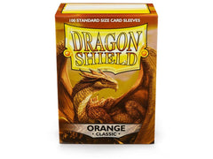Dragon Shield: Standard 100ct Sleeves - Orange (Classic) | Total Play