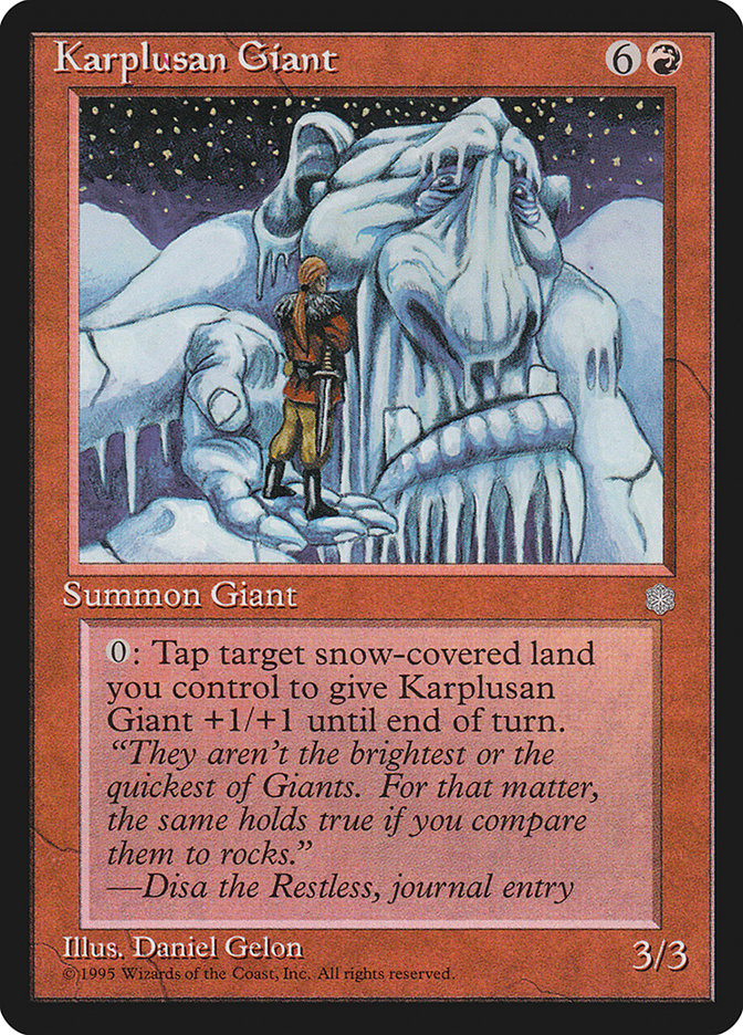 Karplusan Giant [Ice Age] | Total Play