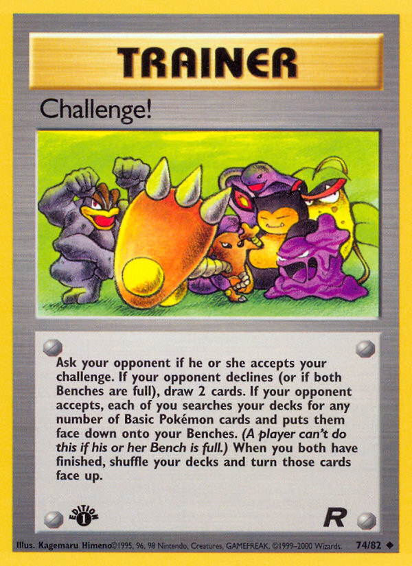 Challenge! (74/82) [Team Rocket 1st Edition] | Total Play