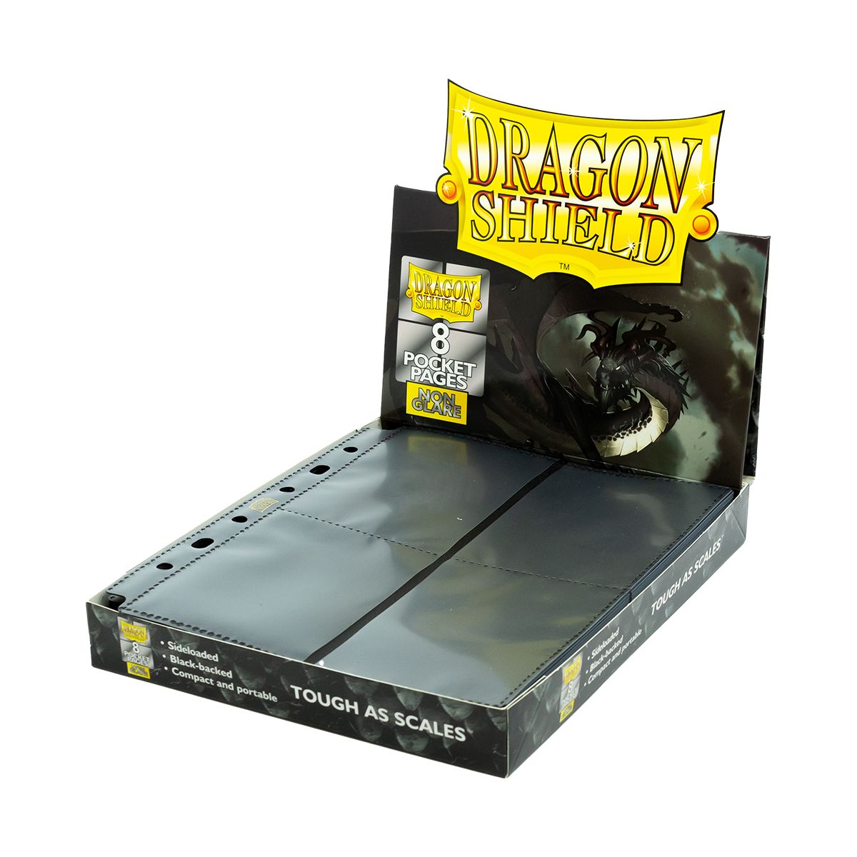 Dragon Shield: 8-Pocket Pages - Double Sided (Center-Loaded Non-Glare) | Total Play