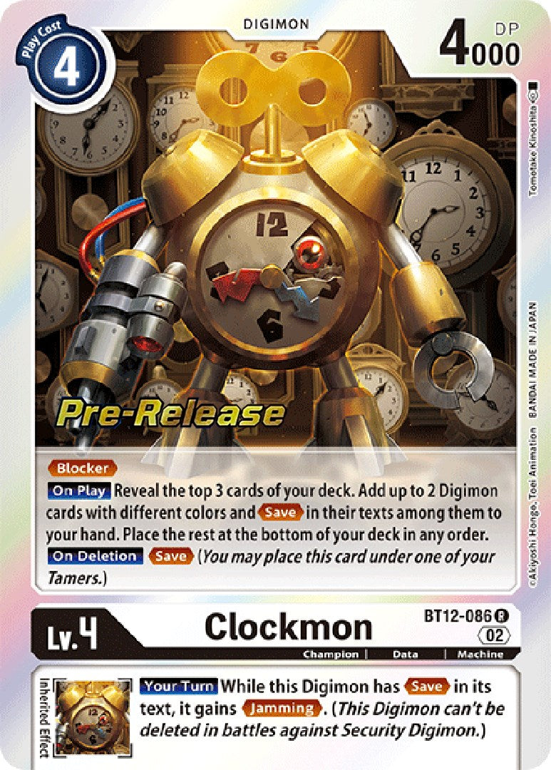 Clockmon [BT12-086] [Across Time Pre-Release Cards] | Total Play