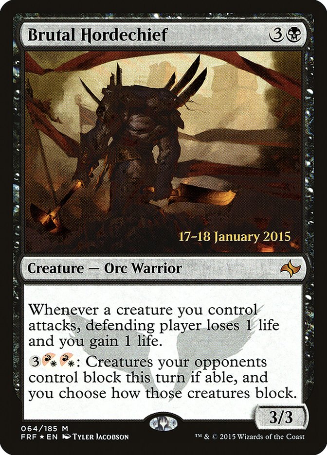 Brutal Hordechief [Fate Reforged Prerelease Promos] | Total Play