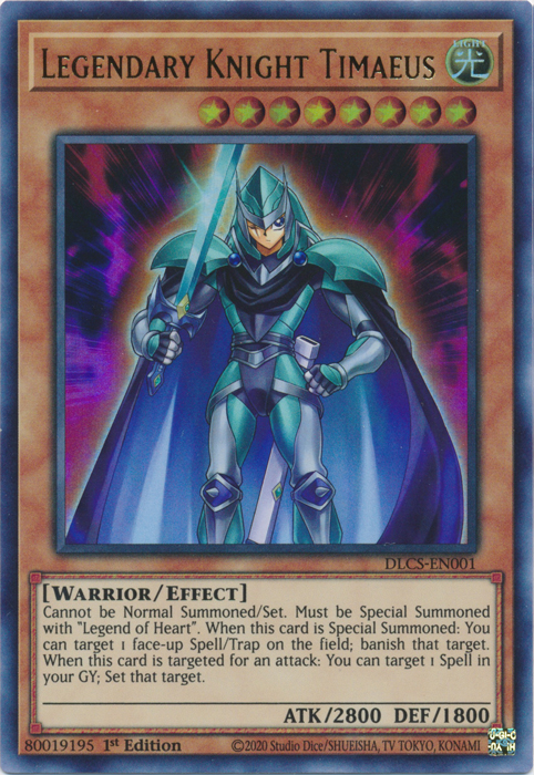 Legendary Knight Timaeus [DLCS-EN001] Ultra Rare | Total Play