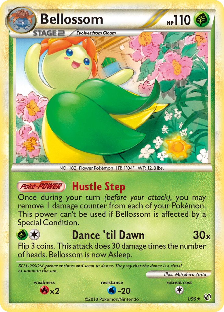 Bellossom (1/90) (Theme Deck Exclusive) [HeartGold & SoulSilver: Undaunted] | Total Play