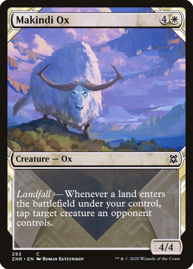 Makindi Ox (Showcase) [Zendikar Rising] | Total Play