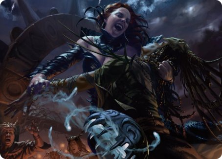 Olivia's Midnight Ambush Art Card [Innistrad: Midnight Hunt Art Series] | Total Play