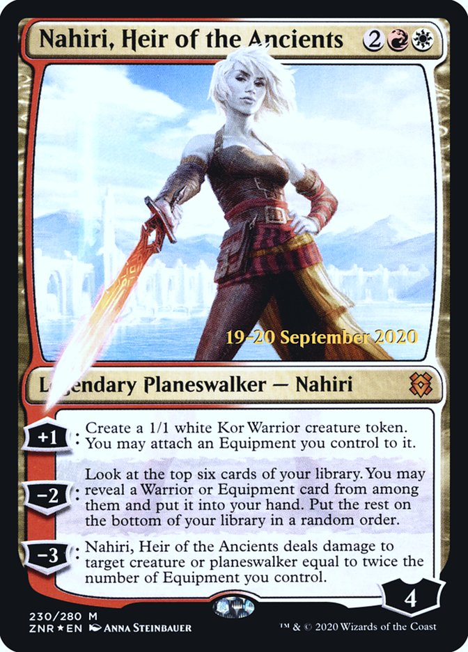 Nahiri, Heir of the Ancients [Zendikar Rising Prerelease Promos] | Total Play