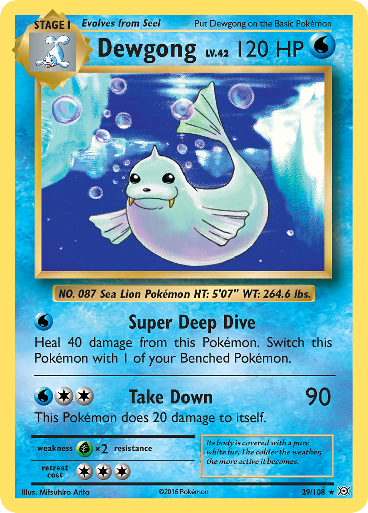 Dewgong (29/108) [XY: Evolutions] | Total Play