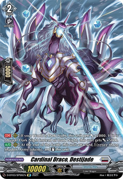 Cardinal Draco, Destijade (D-BT03/SP06EN) [Advance of Intertwined Stars] | Total Play