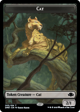 Cat Token (003) [Dominaria Remastered Tokens] | Total Play