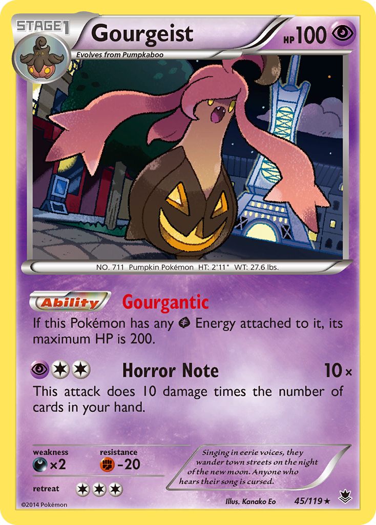 Gourgeist (45/119) [XY: Phantom Forces] | Total Play