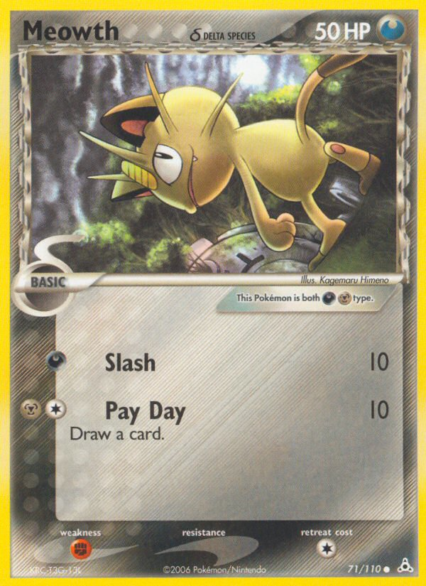 Meowth (71/110) (Delta Species) [EX: Holon Phantoms] | Total Play