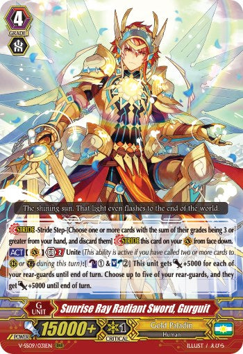 Sunrise Ray Radiant Sword, Gurguit (V-SS09/031EN) [Revival Selection] | Total Play