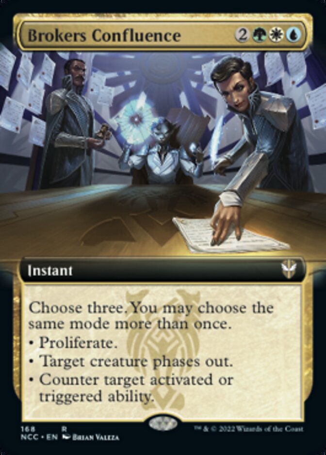 Brokers Confluence (Extended Art) [Streets of New Capenna Commander] | Total Play