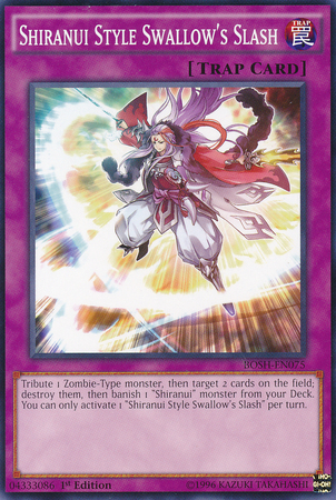 Shiranui Style Swallow's Slash [BOSH-EN075] Common | Total Play