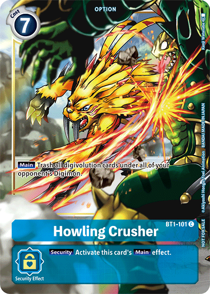 Howling Crusher [BT1-101] (Dash Pack) [Release Special Booster Ver.1.5 Promos] | Total Play