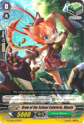 Draw of the School Cafeteria, Abysia (G-TCB02/073EN) [The GENIUS STRATEGY] | Total Play