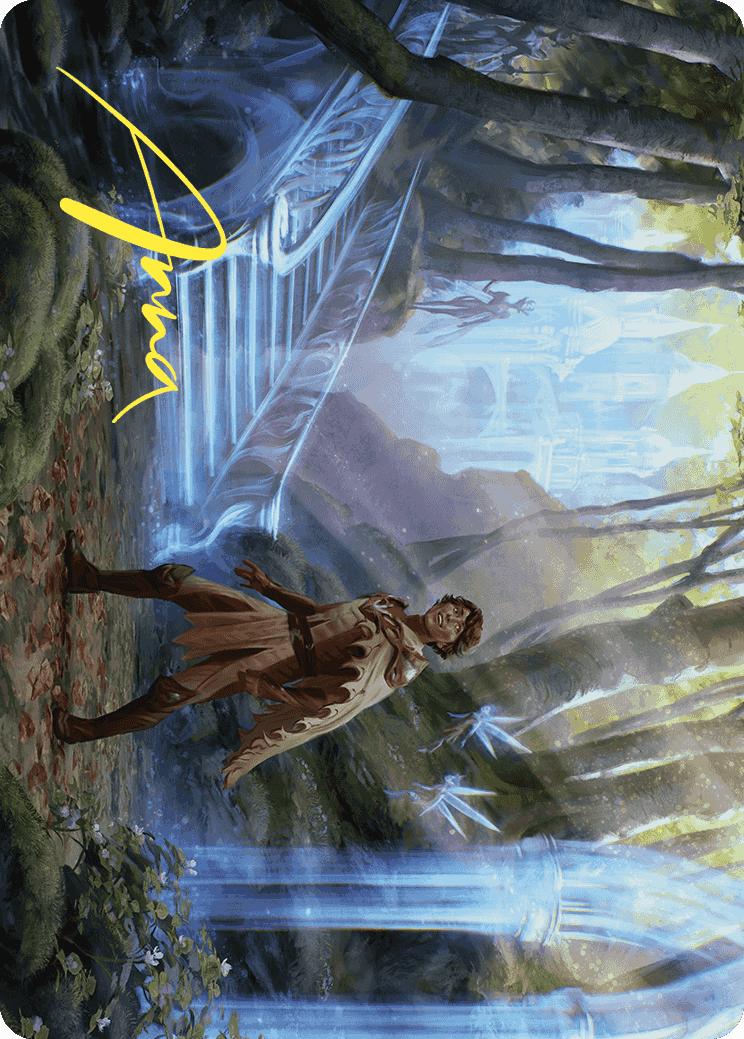 Into the Fae Court Art Card (Gold-Stamped Signature) [Wilds of Eldraine Art Series] | Total Play