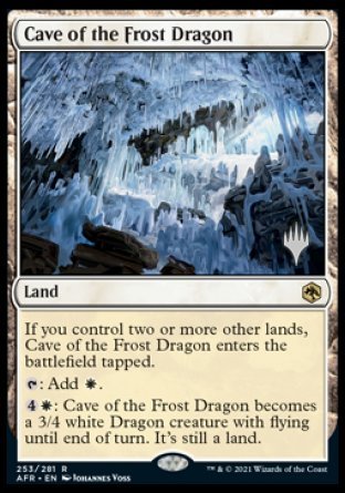 Cave of the Frost Dragon (Promo Pack) [Dungeons & Dragons: Adventures in the Forgotten Realms Promos] | Total Play