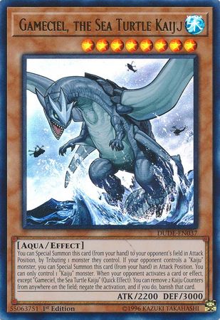 Gameciel, the Sea Turtle Kaiju [DUDE-EN037] Ultra Rare | Total Play