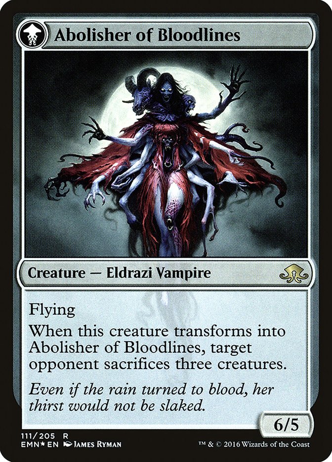 Voldaren Pariah // Abolisher of Bloodlines [Eldritch Moon Prerelease Promos] | Total Play