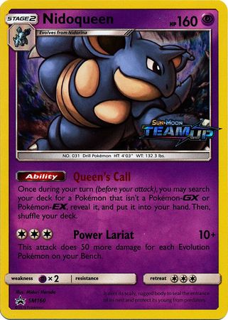 Nidoqueen (SM160) (Staff) [Sun & Moon: Black Star Promos] | Total Play