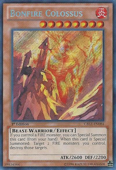 Bonfire Colossus [CBLZ-EN084] Secret Rare | Total Play