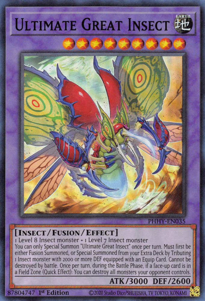 Ultimate Great Insect [PHHY-EN035] Super Rare | Total Play