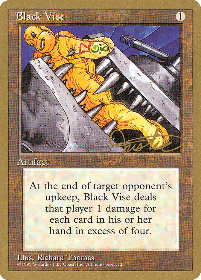 Black Vise (Mark Justice) [Pro Tour Collector Set] | Total Play