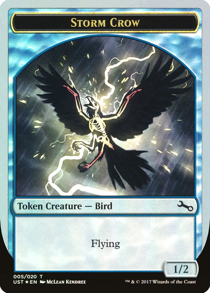 Storm Crow Token [Unstable Tokens] | Total Play