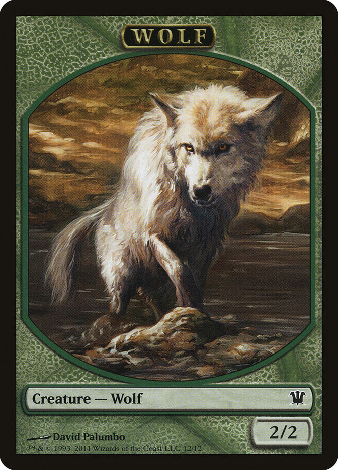 Wolf Token (12/12) [Innistrad Tokens] | Total Play