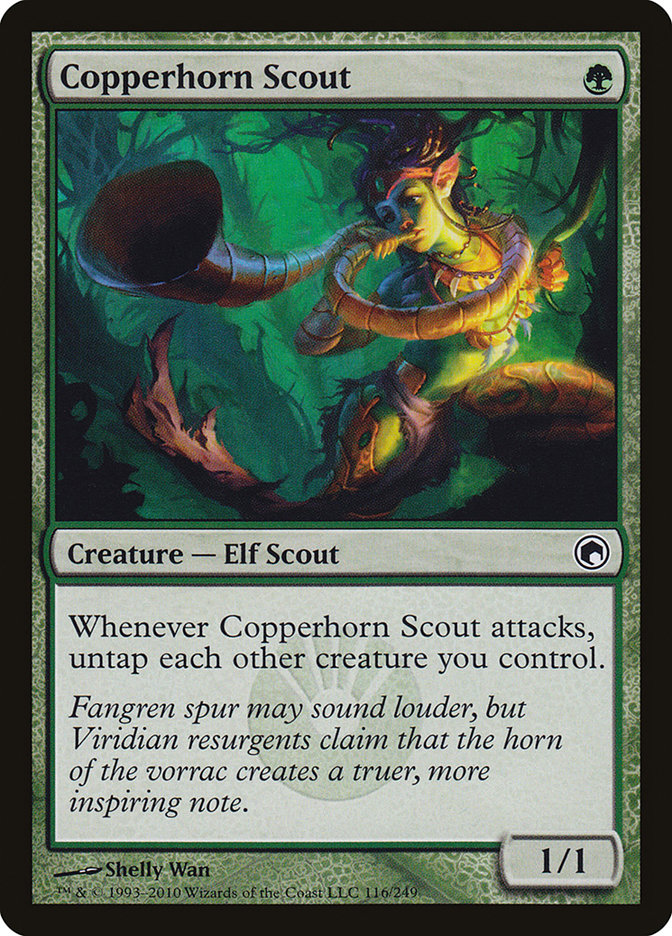 Copperhorn Scout [Scars of Mirrodin] | Total Play