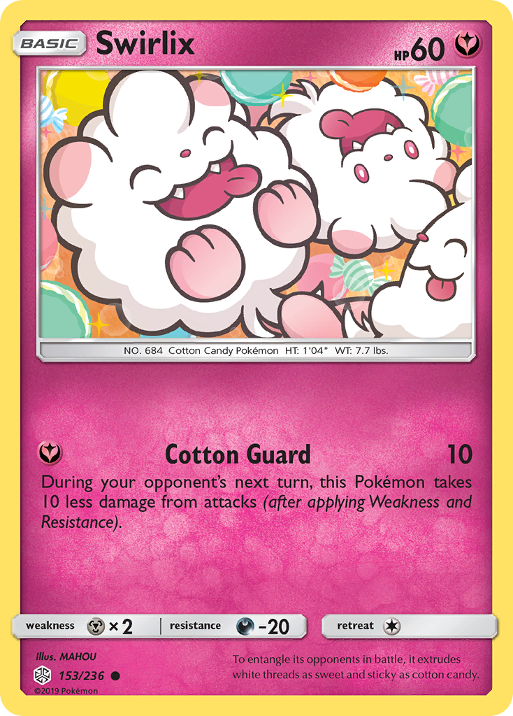 Swirlix (153/236) [Sun & Moon: Cosmic Eclipse] | Total Play