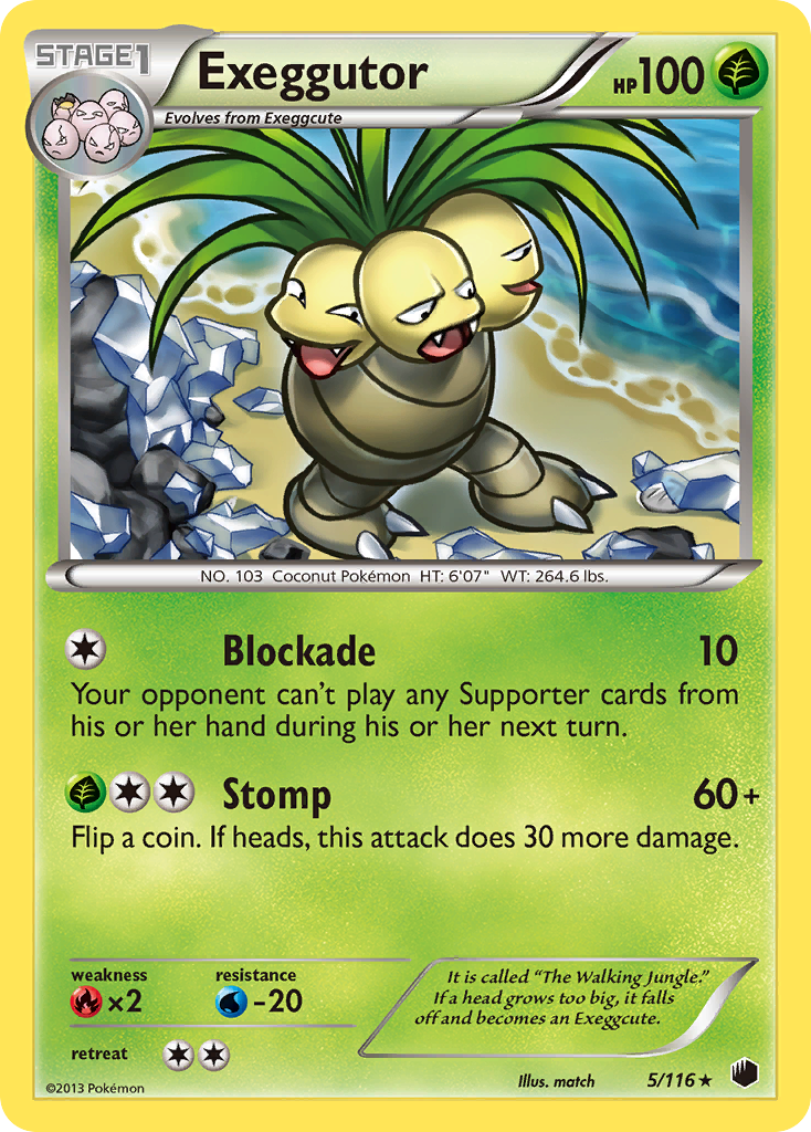 Exeggutor (5/116) [Black & White: Plasma Freeze] | Total Play