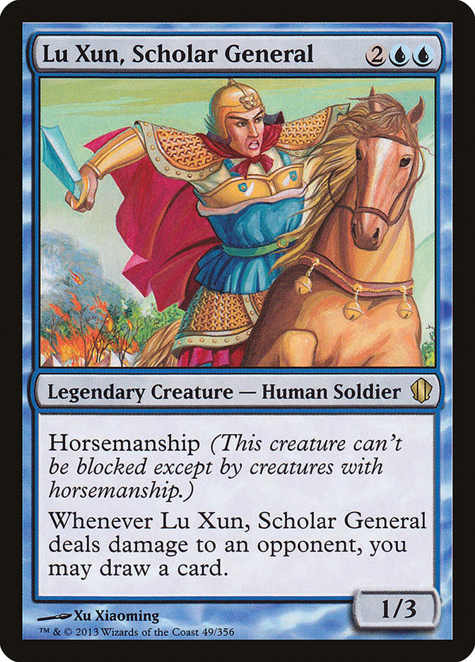 Lu Xun, Scholar General [Commander 2013] | Total Play