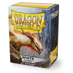 Dragon Shield: Standard 100ct Sleeves - White (Classic) | Total Play