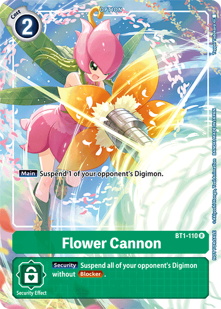 Flower Cannon [BT1-110] (Tamer's Evolution Box) [Release Special Booster Ver.1.0 Promos] | Total Play