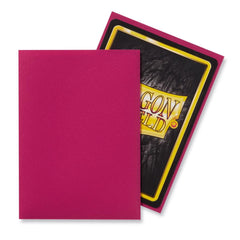 Dragon Shield: Standard 100ct Sleeves - Magenta (Matte) | Total Play