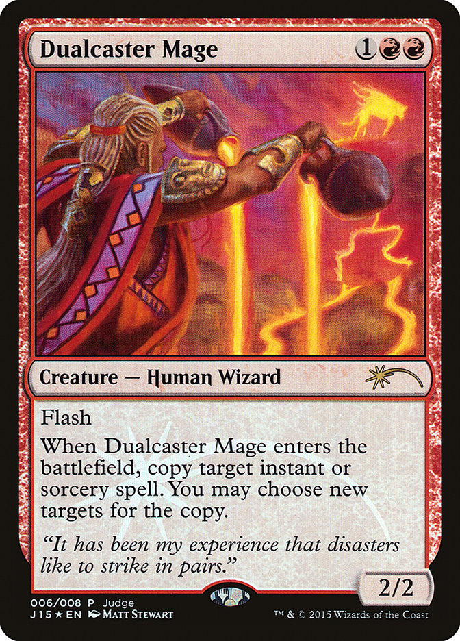 Dualcaster Mage [Judge Gift Cards 2015] | Total Play