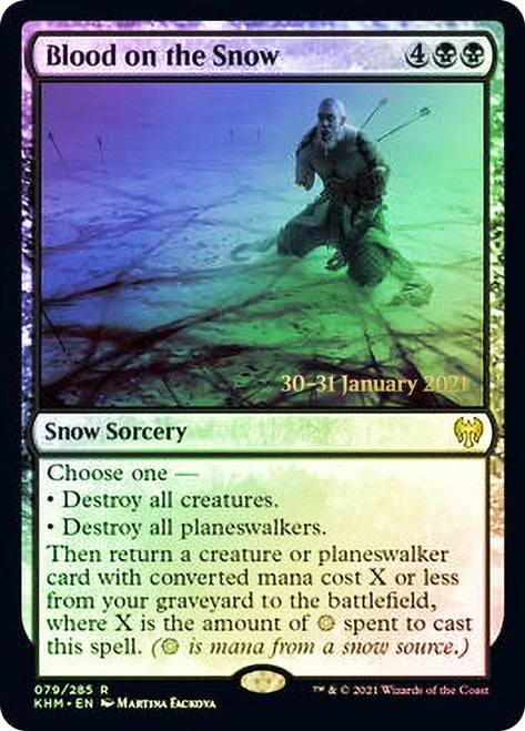 Blood on the Snow [Kaldheim Prerelease Promos] | Total Play