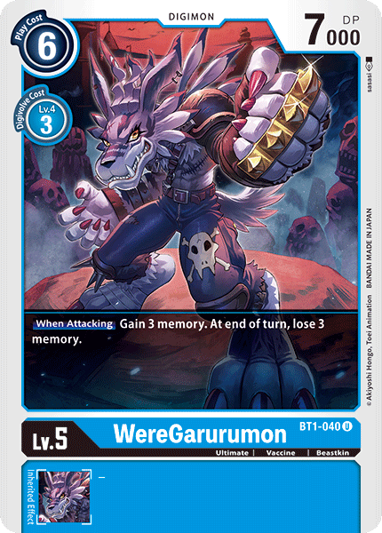 WereGarurumon [BT1-040] [Release Special Booster Ver.1.0] | Total Play