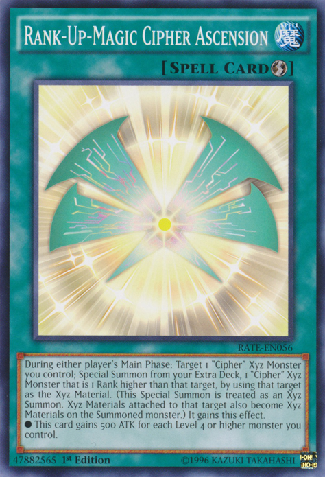 Rank-Up-Magic Cipher Ascension [RATE-EN056] Common | Total Play