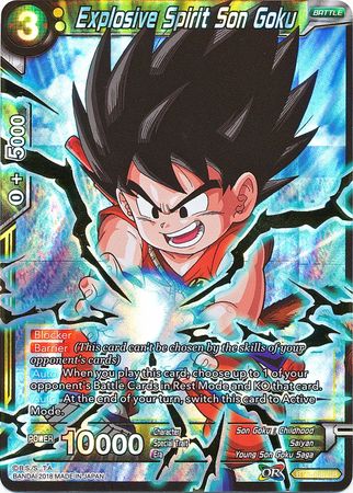 Explosive Spirit Son Goku (BT3-088) [Cross Worlds] | Total Play