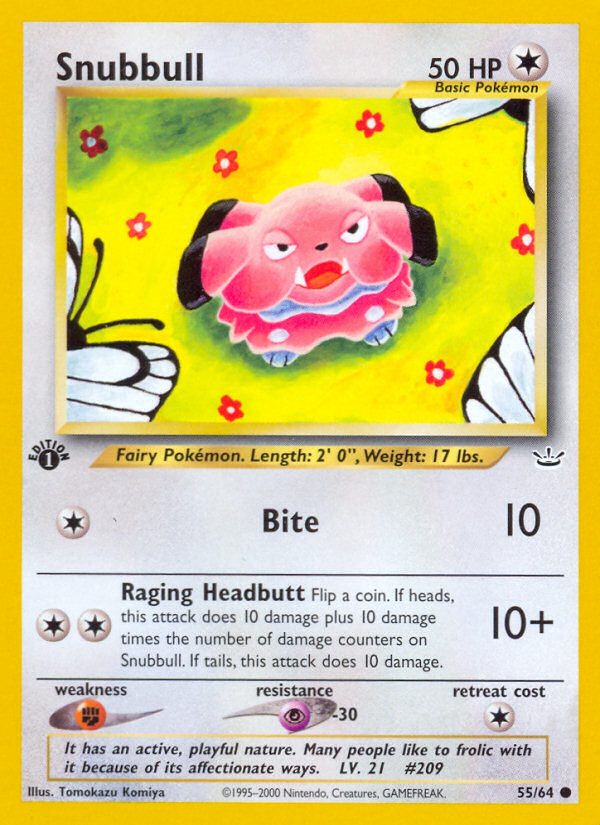 Snubbull (55/64) [Neo Revelation 1st Edition] | Total Play