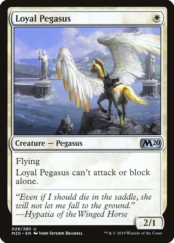 Loyal Pegasus [Core Set 2020] | Total Play