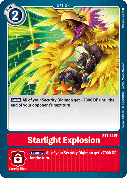 Starlight Explosion [ST1-14] [Starter Deck: Gaia Red] | Total Play