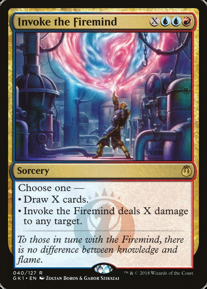 Invoke the Firemind [Guilds of Ravnica Guild Kit] | Total Play