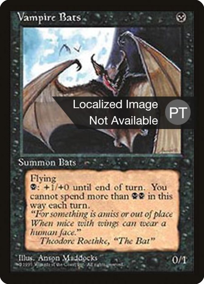 Vampire Bats [Fourth Edition (Foreign Black Border)] | Total Play