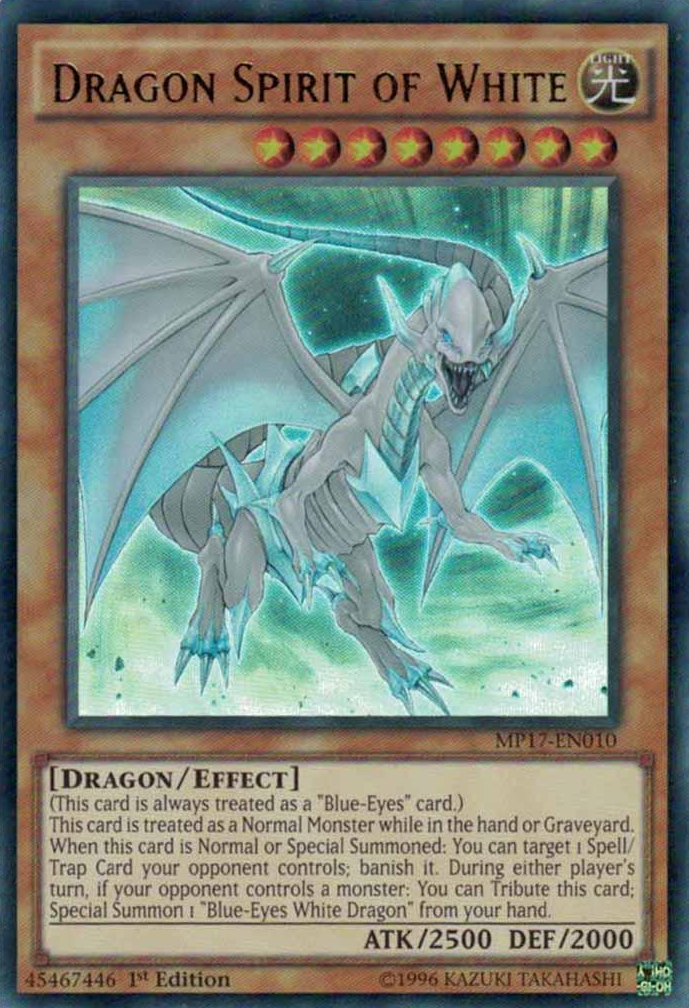 Dragon Spirit of White [MP17-EN010] Ultra Rare | Total Play